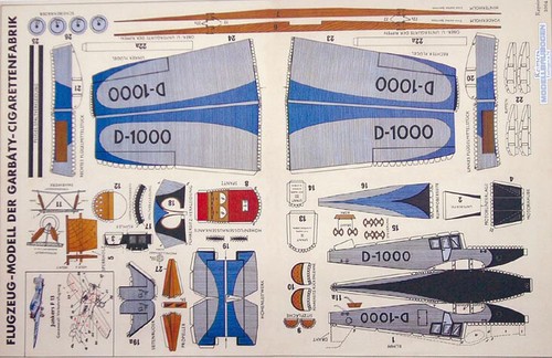 Kartonmodell reprint junkers - reprint, f