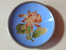 1992 Kleiner Teller Blume Metall Cloisonne Peking 7,6 cm 66 g