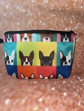 Schminktasche, Tragetasche, Aufbewahrungstasche, Reisetasche, Hundedruck, für Hundeliebhaber