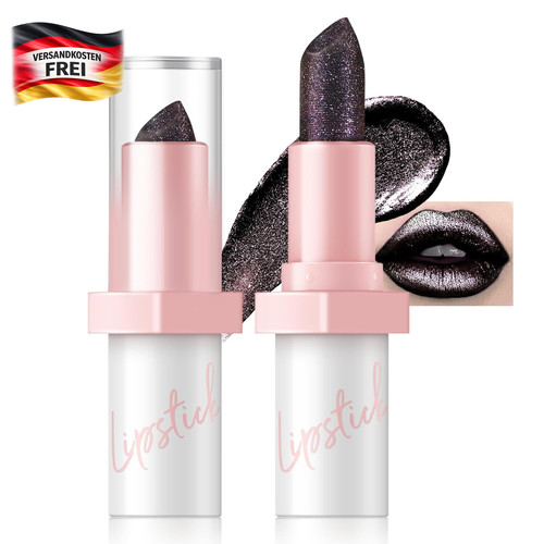 Metallischer lippenstift nude - lippenstift,