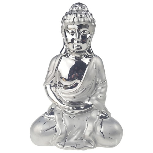 Skulptur figur buddha sitzend - figur,