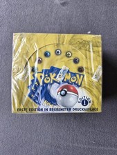 1999 Pokemon GERMAN 1st Edition Base Set Booster Box Display SEALED