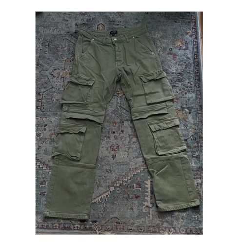 Herren cargo hose grün - herren,