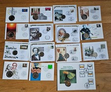 Sammlung  15 Numisbriefe  mit