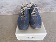 Alkis Italienische Schuhe Herren Deutsche Gr: 44 It - 42 Sneaker Halbschuhe Blau