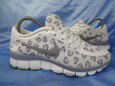NIKE FREE 5.0 V4 WHITE LEOPARD