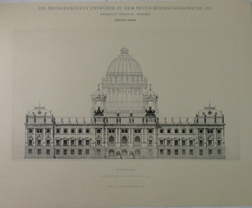 Reichstag entwurf friedrich - entwurf,