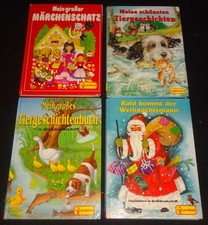 5x Pestalozzi KINDERBUCH Märchenschatz Tiergeschichtenbuch Weihnachtsmann usw.