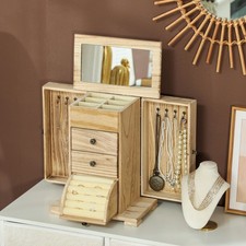 HOMCOM Schmuckkästchen Holz