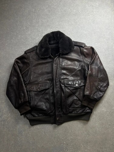 Vintage echtleder flieger - echtleder,