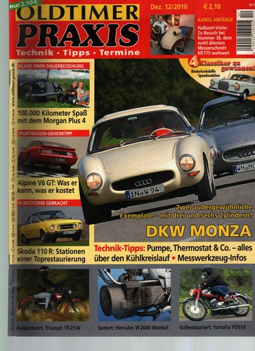 Zeitschrift oldtimer praxis - oldtimer,