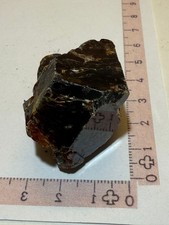 Rote Sphalerit Zinkblende mit P e c h b l e n d e, Spanien, Mineralien N°986/B41