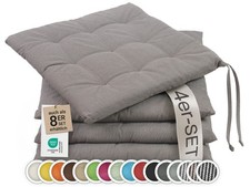 4er oder 8er Set Stuhlkissen