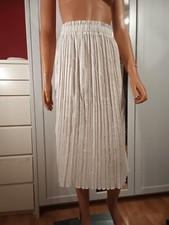 Plisseerock weiß Gr S