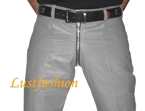 Lederhose grau durchgehender - lederhose,