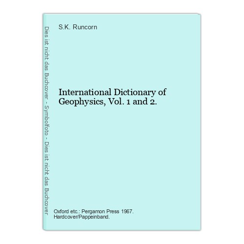 International dictionary - dictionary, of