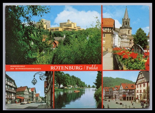 Ansichtskarte rotenburg - ansichtskarte, /