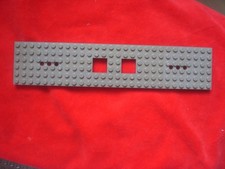 Lego® Eisenbahn Waggon 9V RC TRAIN Grundplatte 6x28 dunkel Grau