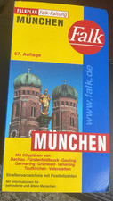 Falk City Map Plan de Ville Stadtplan MÜNCHEN 67. Aufl. Sept 2001 Patent-Plan