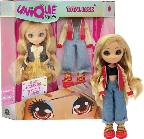 Unique eyes puppe total look - total,