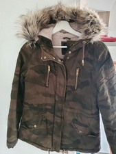 Ckh Clockhouse, Camoflage Parka, Damen, Größe 38
