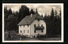 Ansichtskarte Ludwigsthal /Bayer. Ostmark, Gasthaus u. Pension Waldesfrieden 