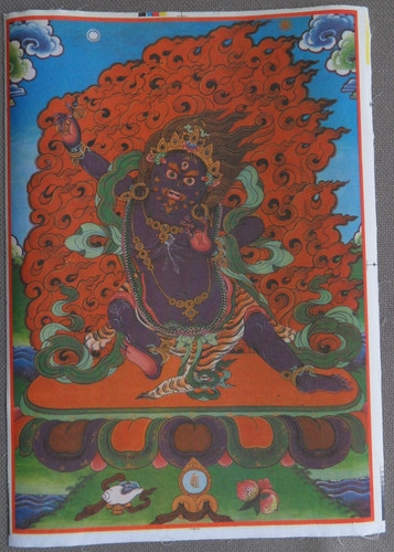 Thangka bild yidam vajrapani - thangka-bild,