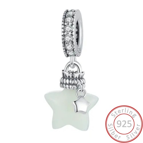Charm anhänger stern leuchtet - charm,