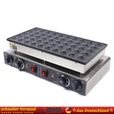 Elektro Pfannkuchen Maker 50 Löcher Antihaft Poffertjes Mini Dutch Pancake Baker