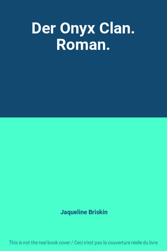 Der onyx clan roman - onyx,