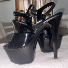 6" Black Clear Basic Platforms