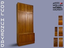 WMK # Hochwertiges skandinavisches Designer Highboard von Poul Hundevad , Massiv