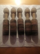 Holzkegel antik 5 Stück