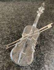 Swarovski Figur, Violine, Vitrinenobjekt
