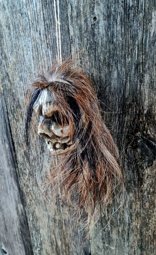 Krampus mini maske aus - mini,