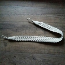 1 Raffhalter, Gardinenhalter Vorhanghalter, Dekoschal. Natur