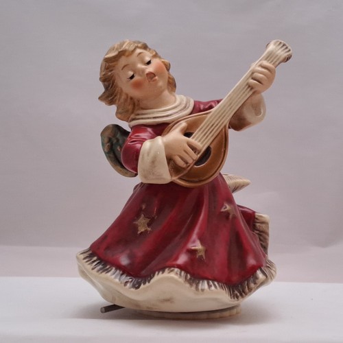 Engel mit laute kerzenhalter - engel, laute,
