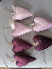 Dekoherzen 6 Stück lila