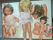 Konvolut alte Puppen und Puppenteile Ersatzteile 