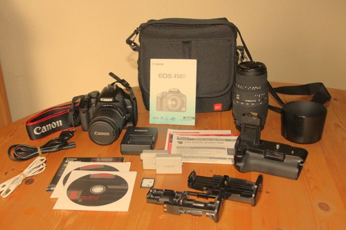 Neuwertige canon eos 450d mit - neuwertige,