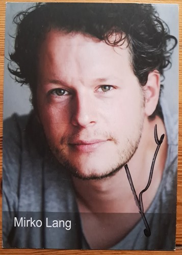 Mirko lang orig autogramm - mirko,