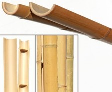 1 Stück Bambusrohr halbschale