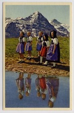 AK Berner Oberland, Mädchen