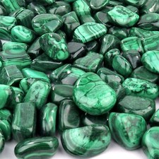 handpolierte Malachit