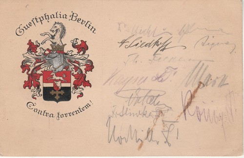 Studentika 1925 guestphalia - studentika,