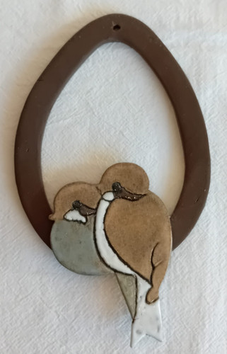 Vintage keramik wandbild - vintage, /