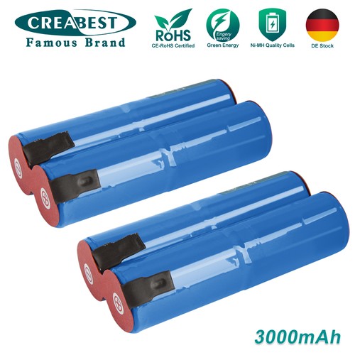 2stk 3000mah mh akku - 3000mah,