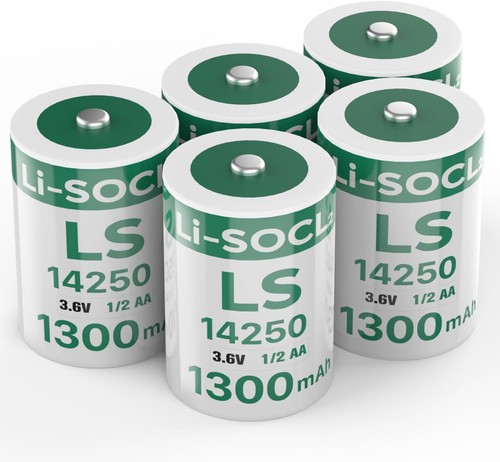 5er pack ls14250 1 2aa - 5er-pack, v