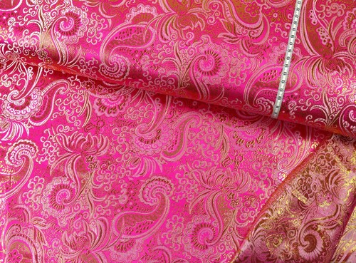 Lurex jacquard stoff brokat - jacquard,