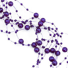 Wunderschöne Perlen Girlande Perlenschnur Tisch Deko Hochzeit Feier Jubiläum